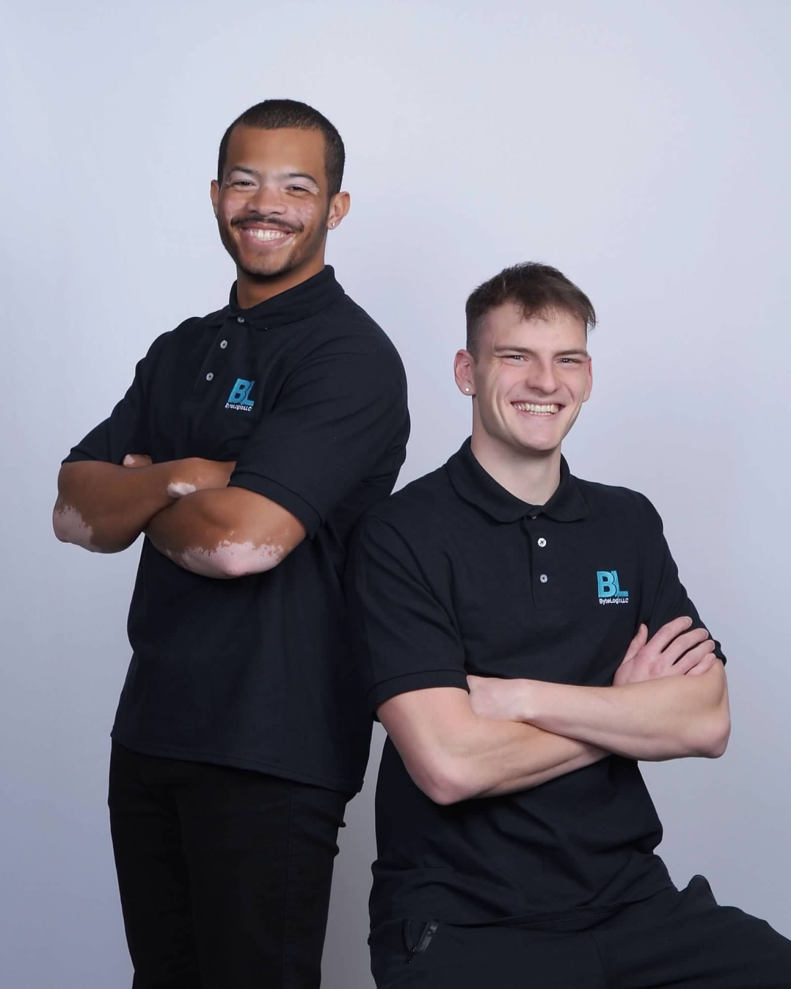 Nicholas and Jonathan Back to Back
